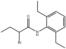 2-bromo-N-(2,6-diethylphenyl)butanamide 구조식 이미지