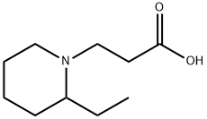 3-(2-ethylpiperidin-1-yl)propanoic acid hydrochloride Structure