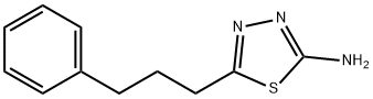 5-(3-phenylpropyl)-1,3,4-thiadiazol-2-amine 구조식 이미지