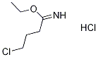 ethyl 4-chlorobutanimidoate hydrochloride 구조식 이미지