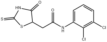 N-(2,3-dichlorophenyl)-2-(2-mercapto-4-oxo-4,5-dihydro-1,3-thiazol-5-yl)acetamide Structure