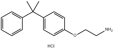 {2-[4-(1-methyl-1-phenylethyl)phenoxy]ethyl}amine hydrochloride Structure