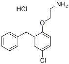 [2-(2-benzyl-4-chlorophenoxy)ethyl]amine hydrochloride 구조식 이미지