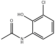 N-(3-chloro-2-hydroxyphenyl)acetamide 구조식 이미지