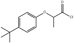 2-(4-tert-butylphenoxy)propanoyl chloride 구조식 이미지