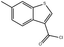 6-methyl-1-benzothiophene-3-carbonyl chloride 구조식 이미지