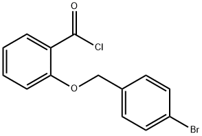 2-[(4-bromobenzyl)oxy]benzoyl chloride 구조식 이미지