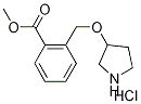 Methyl 2-[(3-pyrrolidinyloxy)methyl]benzoatehydrochloride 구조식 이미지