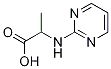 2-(Pyrimidin-2-ylamino)-propionic acid 구조식 이미지