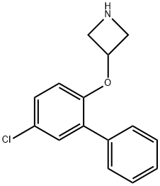 3-Azetidinyl 5-chloro[1,1'-biphenyl]-2-yl ether Structure