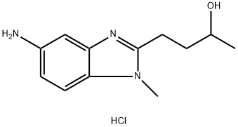 4-(5-Amino-1-methyl-1H-benzoimidazol-2-yl)-butan-2-ol dihydrochloride Structure