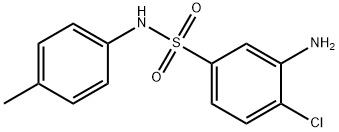 3-Amino-4-chloro-N-(4-methylphenyl)-benzenesulfonamide Structure