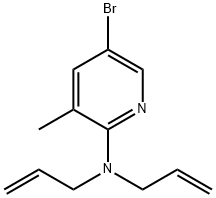 N,N-Diallyl-5-bromo-3-methyl-2-pyridinamine 구조식 이미지