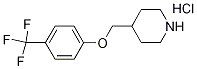 4-{[4-(Trifluoromethyl)phenoxy]methyl}piperidinehydrochloride Structure