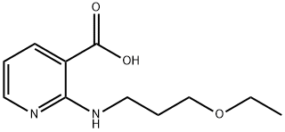 2-[(3-Ethoxypropyl)amino]nicotinic acid 구조식 이미지