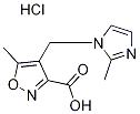 5-Methyl-4-(2-methyl-imidazol-1-ylmethyl)-isoxazole-3-carboxylic acid hydrochloride 구조식 이미지