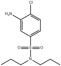 3-Amino-4-chloro-N,N-dipropylbenzenesulfonamide Structure
