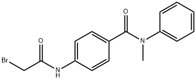 4-[(2-Bromoacetyl)amino]-N-methyl-N-phenylbenzamide Structure