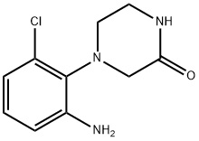 4-(2-Amino-6-chlorophenyl)-2-piperazinone 구조식 이미지