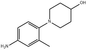 1-(4-Amino-2-methylphenyl)-4-piperidinol Structure