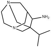 1-Isopropyl-3,6-diaza-tricyclo[4.3.1.1*3,8*]undec-9-ylamine Structure