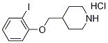 4-[(2-Iodophenoxy)methyl]piperidine hydrochloride 구조식 이미지