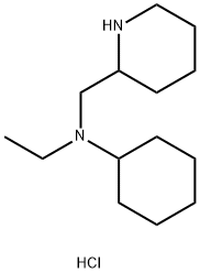 N-Ethyl-N-(2-piperidinylmethyl)cyclohexanaminedihydrochloride 구조식 이미지
