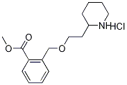 Methyl 2-{[2-(2-piperidinyl)ethoxy]-methyl}benzoate hydrochloride 구조식 이미지