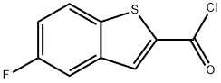 5-Fluoro-1-benzothiophene-2-carbonyl chloride Structure