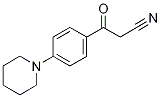 3-Oxo-3-(4-piperidinophenyl)propanenitrile 구조식 이미지