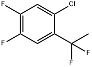 1-Chloro-2-(1,1-difluoroethyl)-4,5-difluorobenzene 구조식 이미지