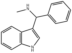 1-(1H-indol-3-yl)-N-methyl-1-phenylmethanamine 구조식 이미지