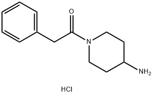 4-piperidinamine, 1-(phenylacetyl)- 구조식 이미지