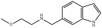 (1H-indol-6-ylmethyl)(2-methoxyethyl)amine 구조식 이미지