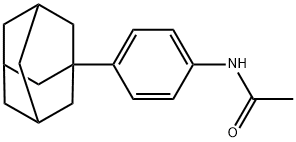 acetamide, N-(4-tricyclo[3.3.1.1~3,7~]dec-1-ylphenyl)- Structure