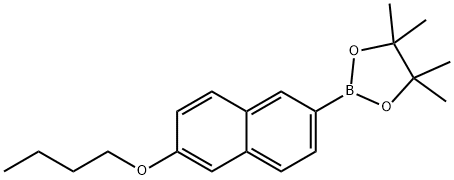 2-(6-Butoxy-naphthalen-2-yl)-4,4,5,5-tetramethyl-[1,3,2]dioxaborolane 구조식 이미지