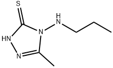 5-Methyl-4-(propylamino)-4H-1,2,4-triazole-3-thiol 구조식 이미지