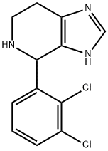 4-(2,3-Dichlorophenyl)-4,5,6,7-tetrahydro-3H-imidazo[4,5-c]pyridine 구조식 이미지