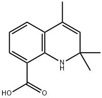 2,2,4-Trimethyl-1,2-dihydroquinoline-8-carboxylic acid Structure