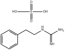 1-Phenethylguanidine hemisulfate 구조식 이미지