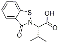 (2S)-3-Methyl-2-(3-oxo-1,2-benzisothiazol-2(3H)-yl)butanoic acid Structure