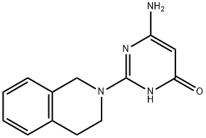 6-Amino-2-(3,4-dihydroisoquinolin-2(1H)-yl)pyrimidin-4(3H)-one Structure