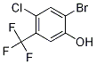 2-Bromo-4-chloro-5-(trifluoromethyl)benzenol Structure