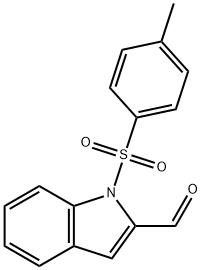 1-[(4-Methylphenyl)sulfonyl]-1H-indole-2-carbaldehyde 구조식 이미지