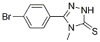 5-(4-Bromophenyl)-4-methyl-2,4-dihydro-3H-1,2,4-triazole-3-thione Structure