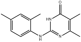 2-[(2,4-Dimethylphenyl)amino]-5,6-dimethylpyrimidin-4(3H)-one Structure