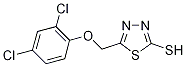 5-[(2,4-Dichlorophenoxy)methyl]-1,3,4-thiadiazole-2-thiol Structure