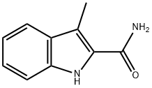 3-Methyl-1H-indole-2-carboxamide 구조식 이미지