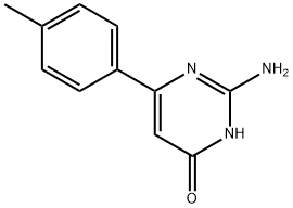 2-Amino-6-(4-methylphenyl)pyrimidin-4(3H)-one Structure