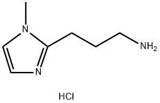 [3-(1-Methyl-1H-imidazol-2-yl)propyl]amine dihydrochloride Structure